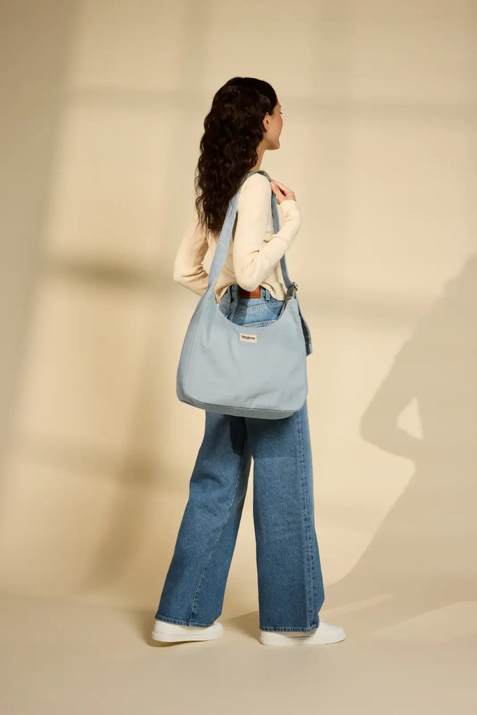 Sac hobo Claire sauge porté épaule femme 