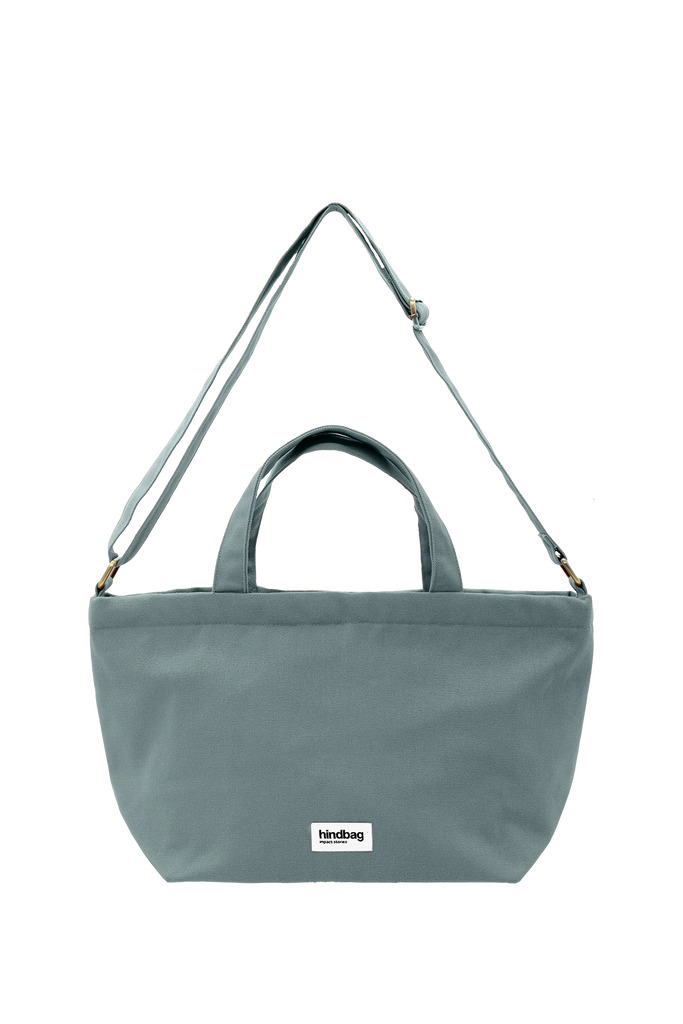 Mini sac cabas Alba sauge packshot face