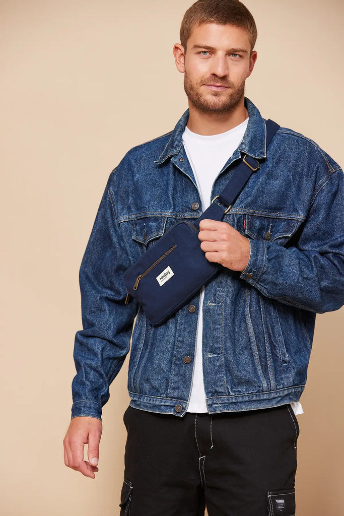 Sac banane Harry Navy homme